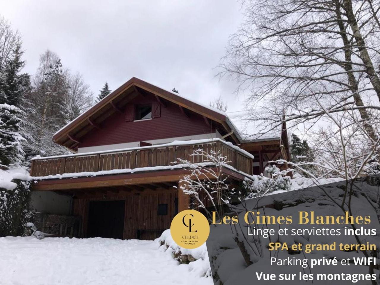 Les Cimes Blanches Cledicihome Chalet 10 Pers Spa & Grand Terrain 4 Minutes Des Pistes Ла Брес Екстериор снимка